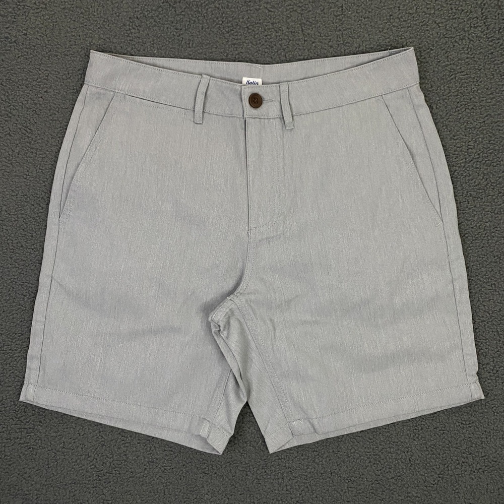 Katin Cove Short Mens size 31 Slim Fit Light Gray Chino Beach Surf Skate NWOT